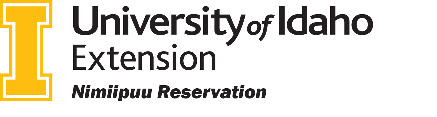 Logo for the University of Idaho Extension - Nimiipuu Reservation