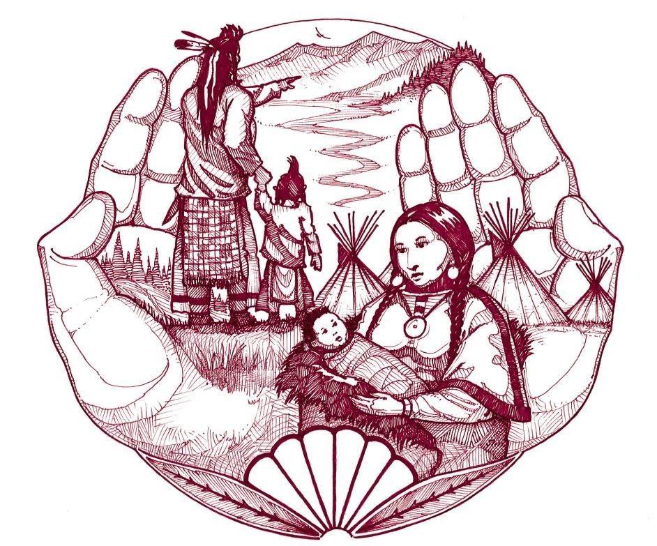 Logo for the Nez Perce Tribe Child Support Program