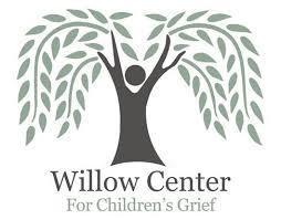 Image of a willow tree and the text "Willow Center for Children's Grief" logo
