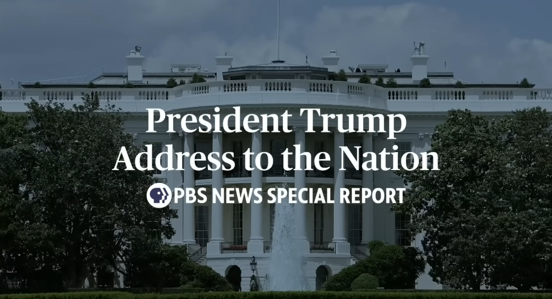 President Donald Trump is set to address the nation tonight at 7 pm night on topics he said will include elections and voting machines.