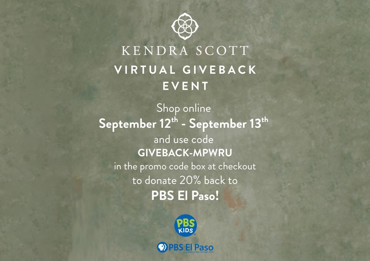 Kendra Scott GiveBack - This weekend use code : GIVEBACK-MPWRU