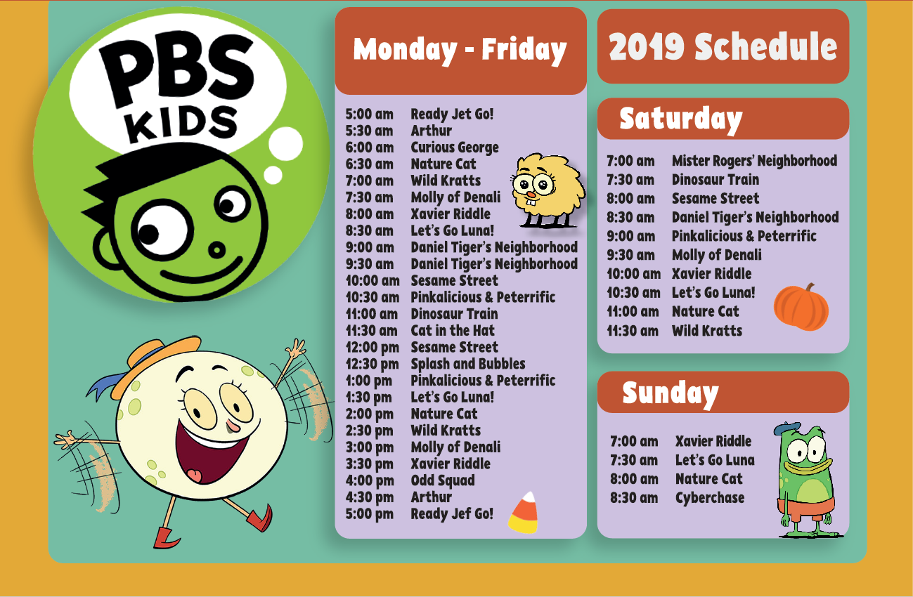 Pbs Kids Printable Schedule