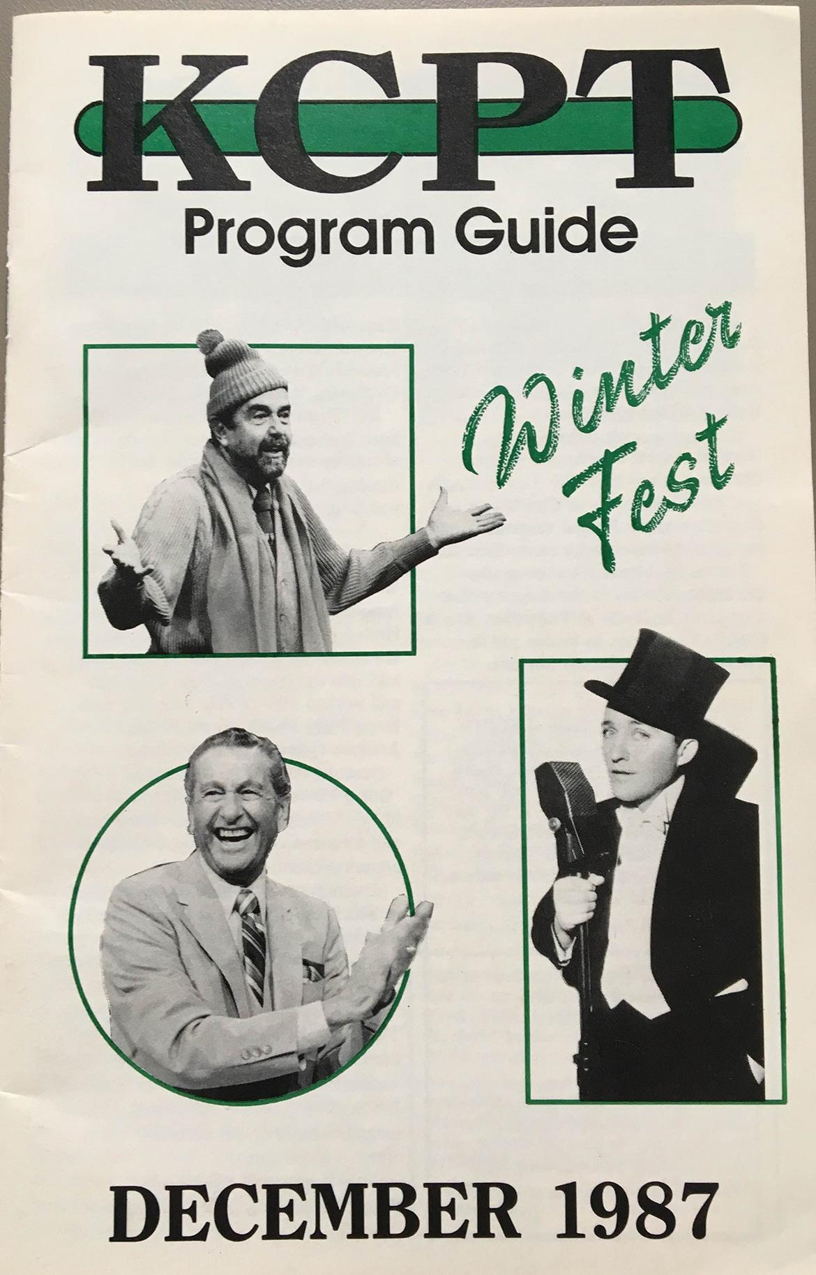 Photo of the cover of an old KCPT Program Guide