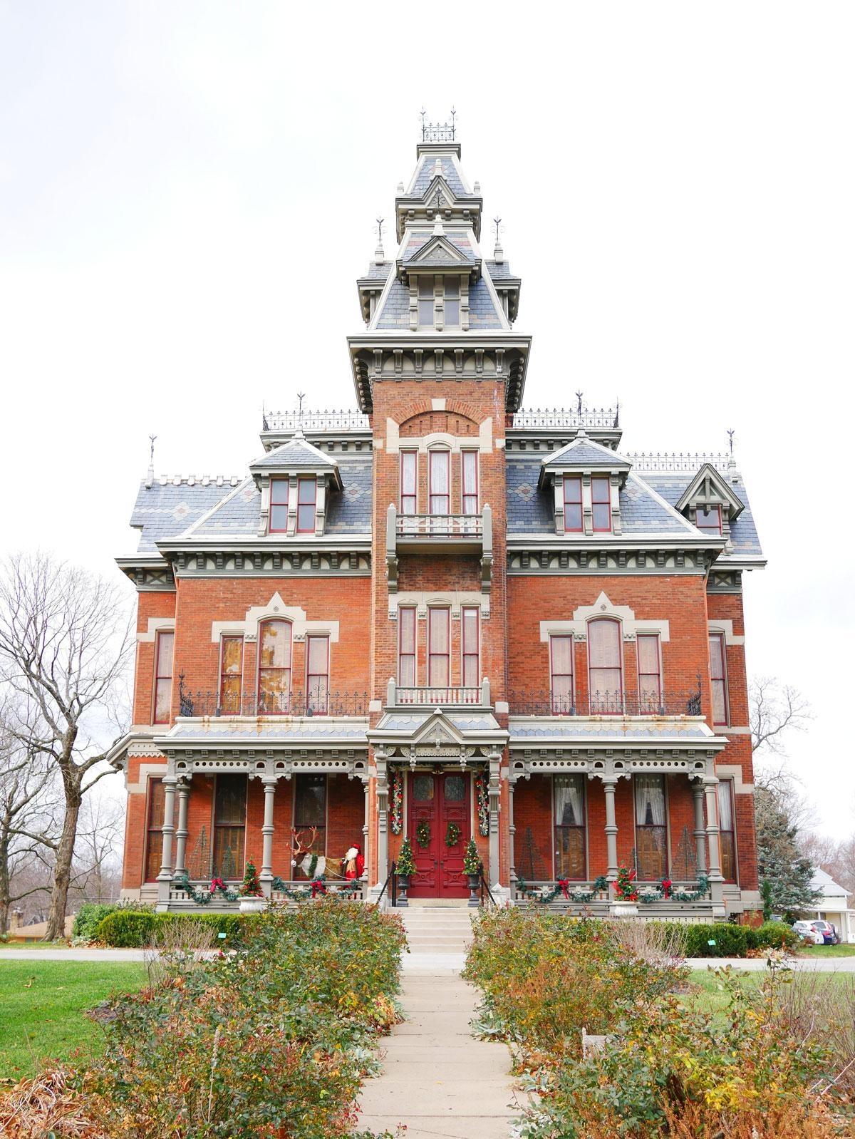 The exterior of the Vaile Mansion.