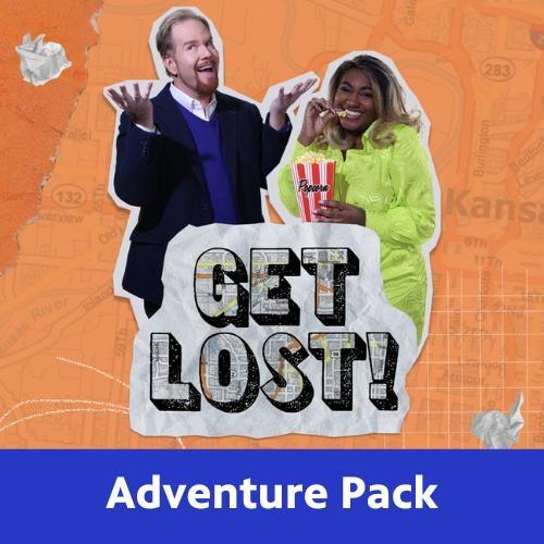 Get Lost! Adventure Pack - Michael and Lonita image over map