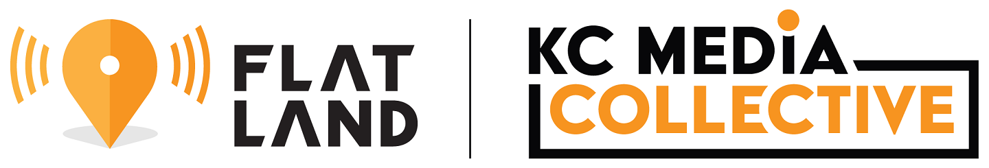 Flatland logo, KC Media Collective logo