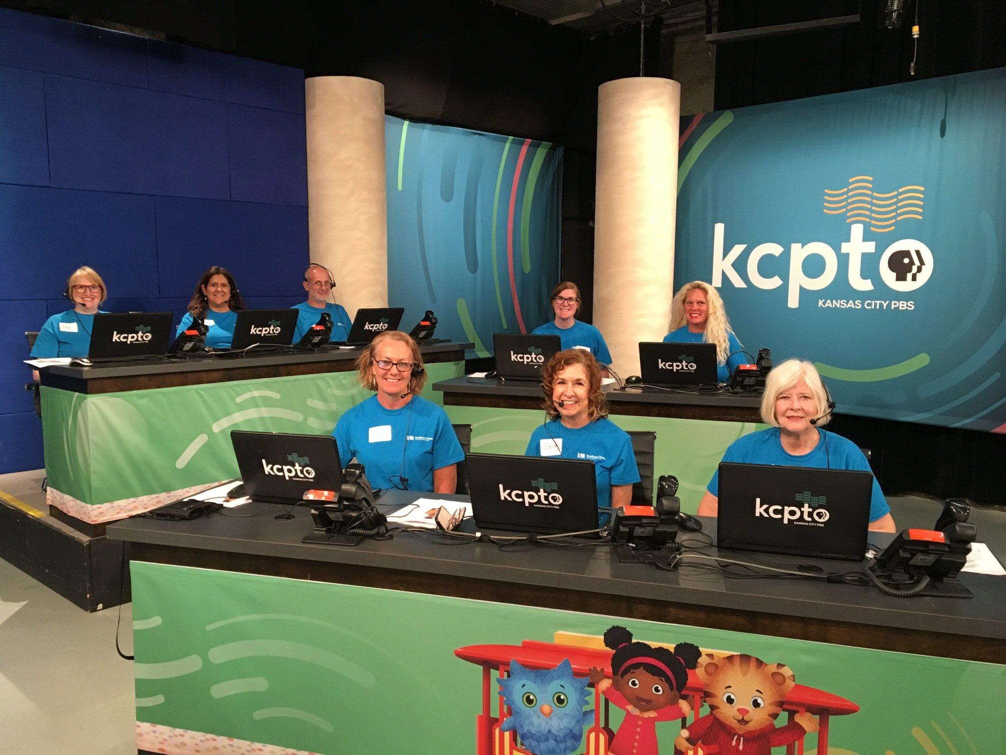 Kauffman Center for the Performing Arts volunteers for the Fall Funding Drive