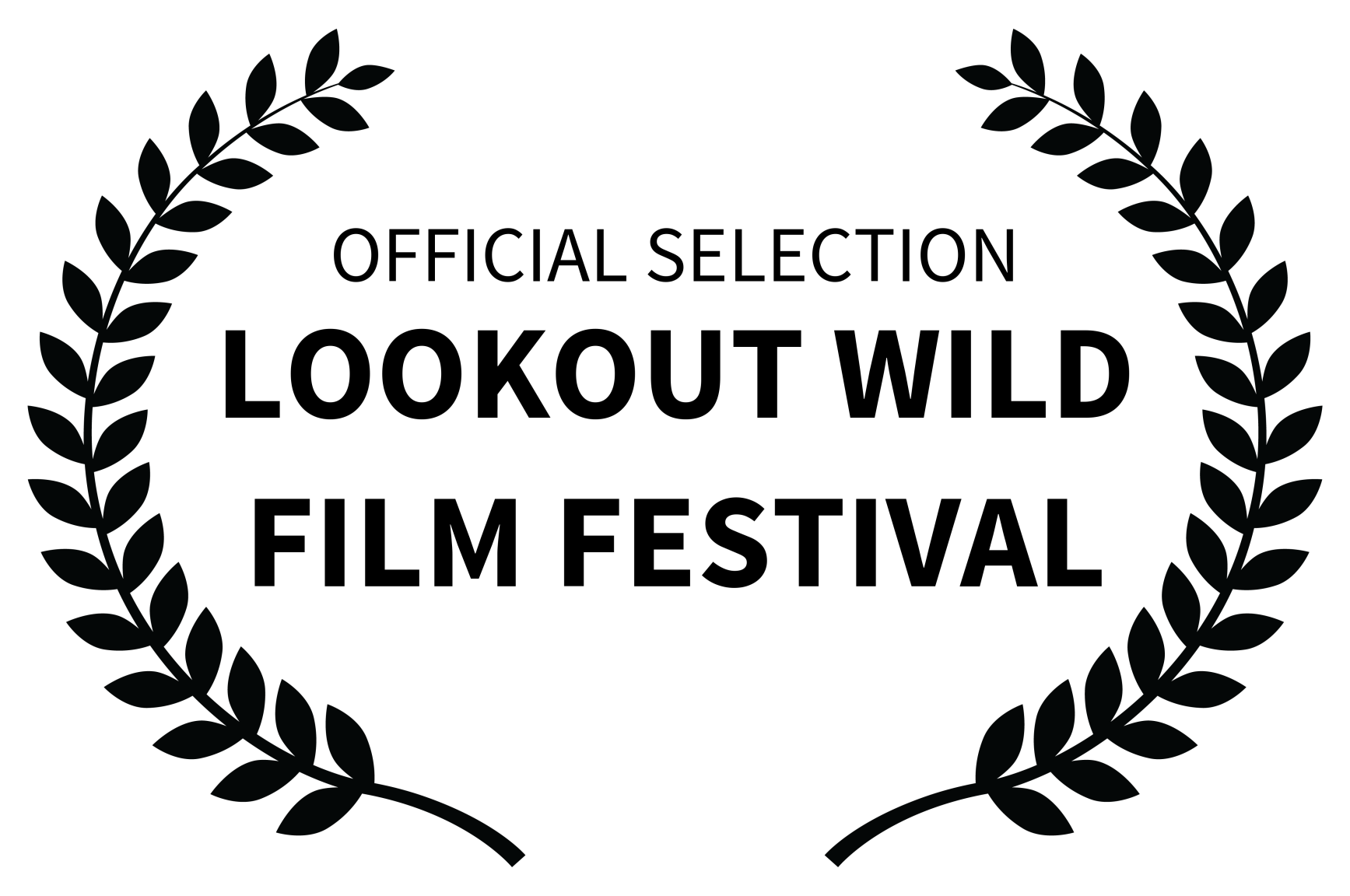 Lookout Wild Film Festival laurel wreath