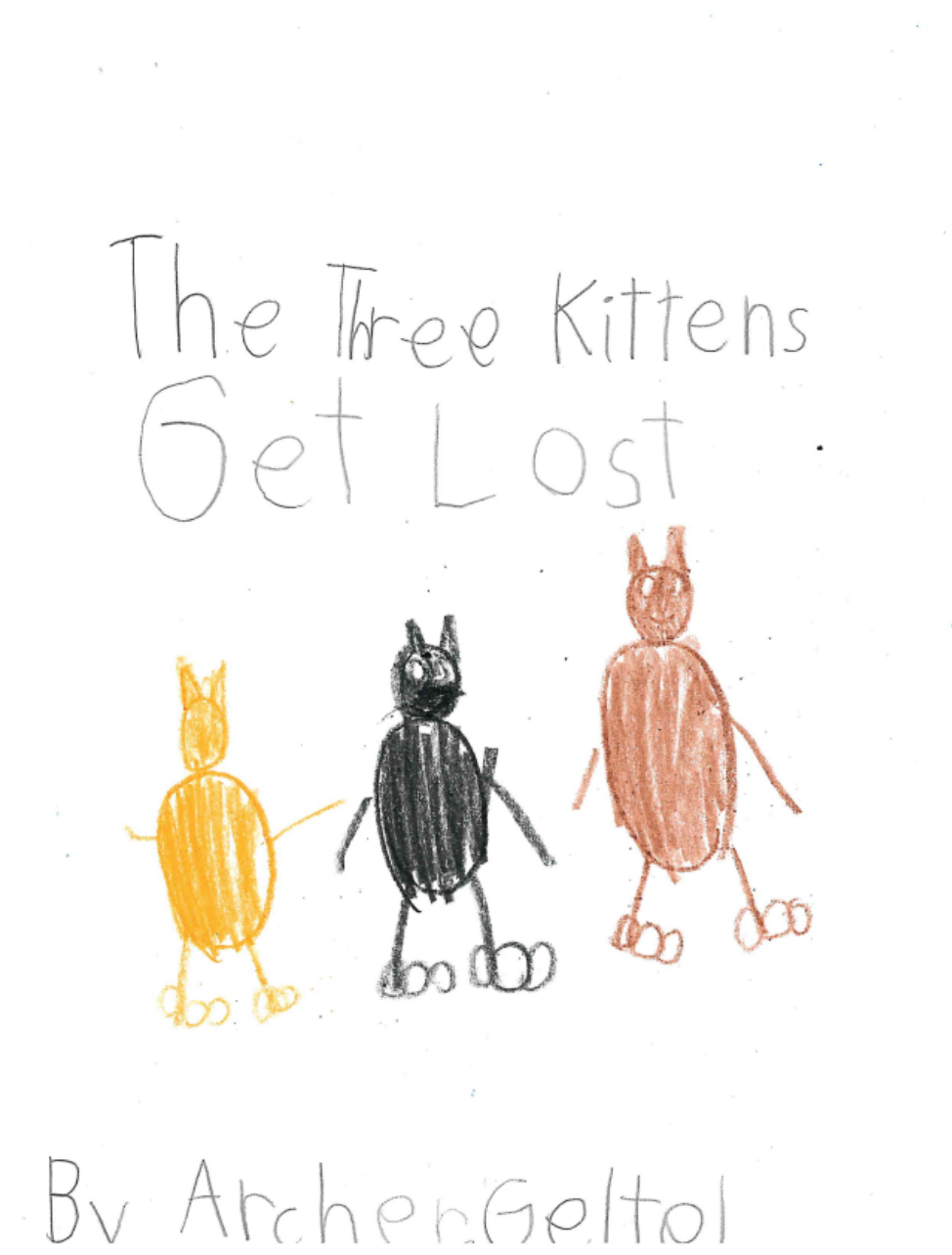 The Three Kittens Get Lost book cover