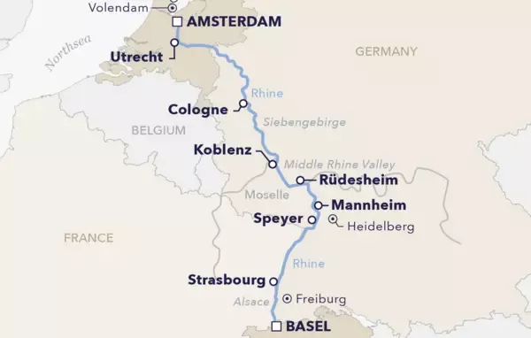 River Cruise Route