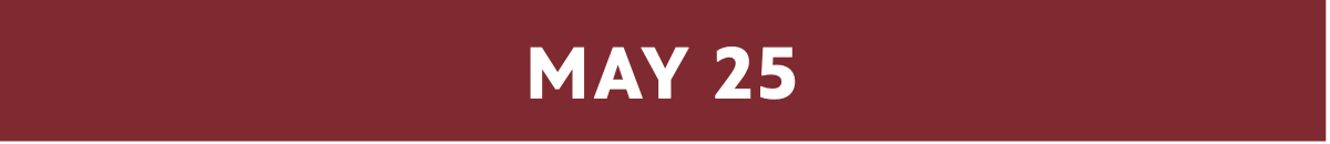 May 25