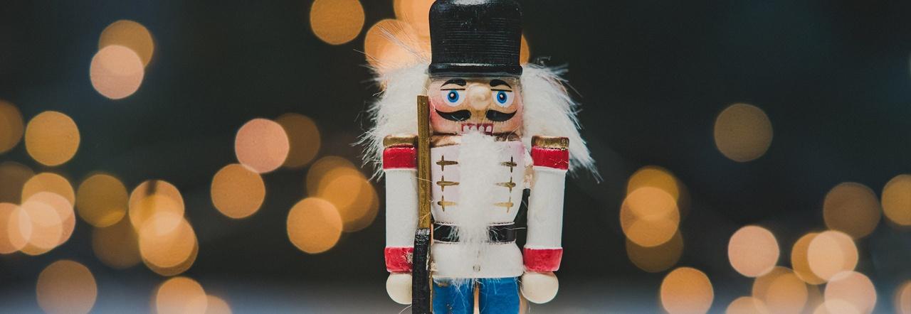 Nutcracker twinkly lights