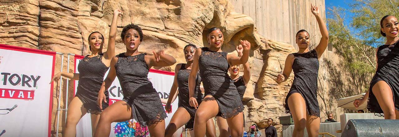 Black History Month dancers