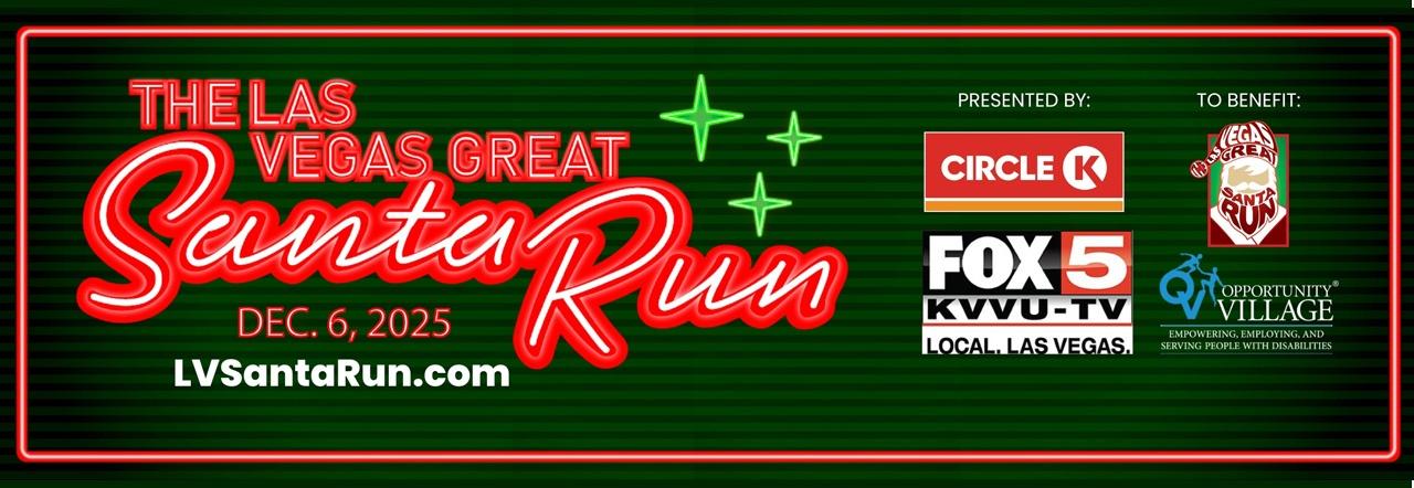 The Las Vegas Great Santa Run December 6, 2025