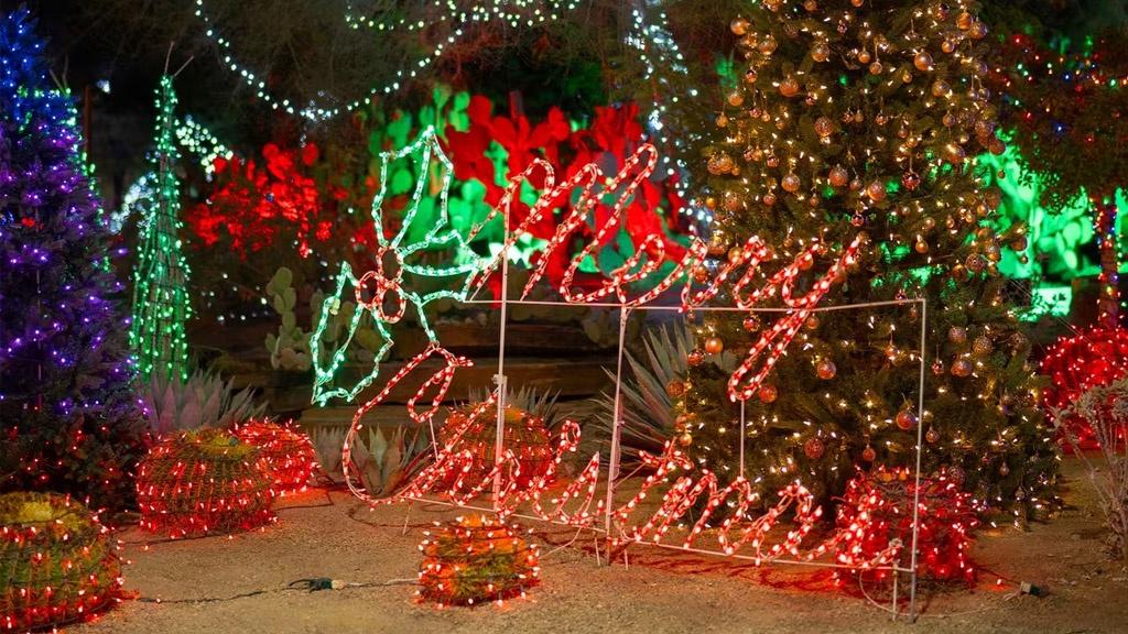 Ethel M Chocolates Holiday Cactus Garden Lights