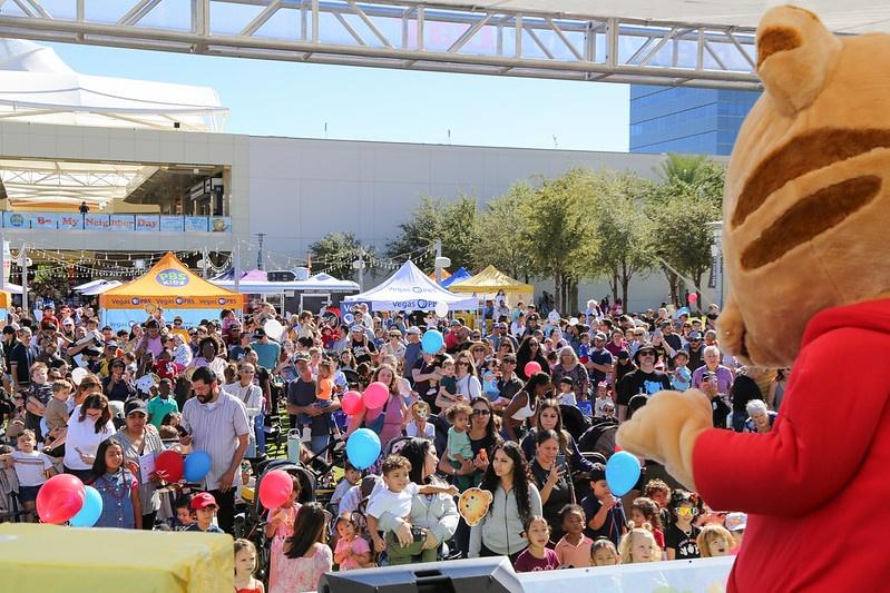 Daniel Tiger's view of the audience from the stage