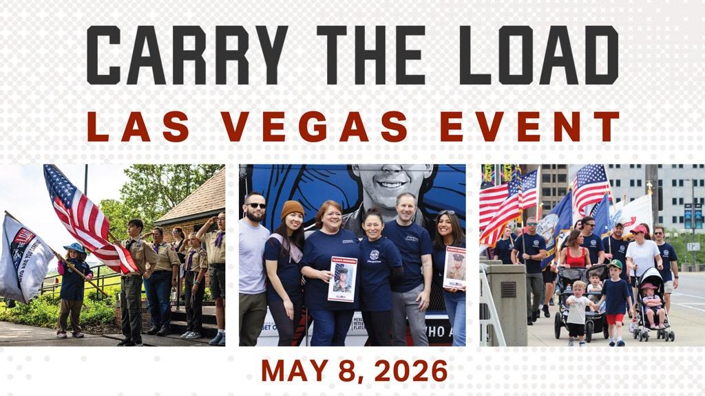 Carry the Load Las Vegas Event May 8, 2026