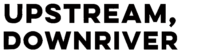 Upstream, Downriver logo