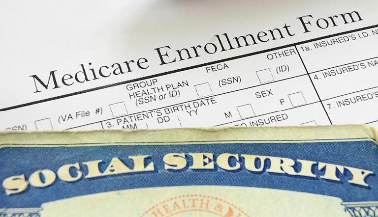 Medicare Enrollment Form Social Security card