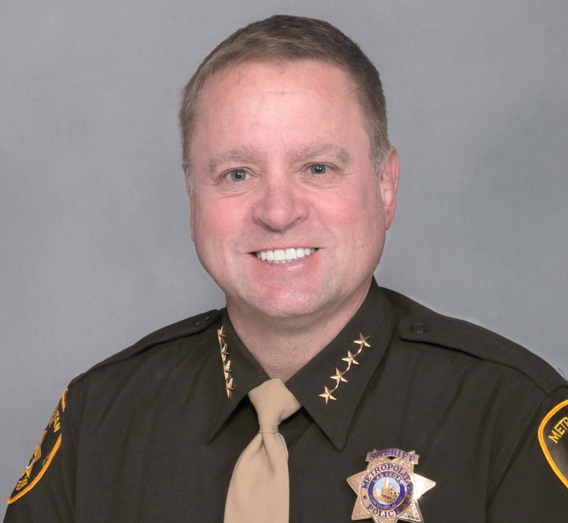 Sheriff Kevin McMahill smiling in uniform