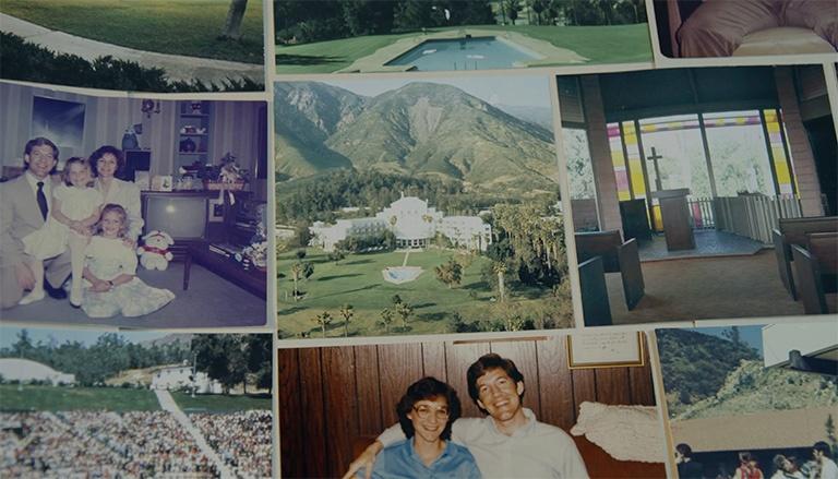 A stack of family photos from filmmaker Katy Scoggin.