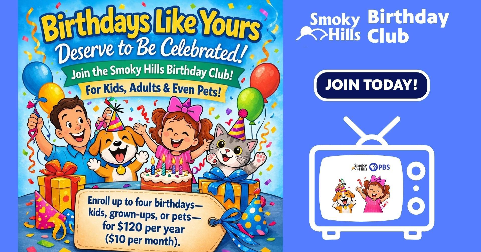 Smoky Hills birthday Club