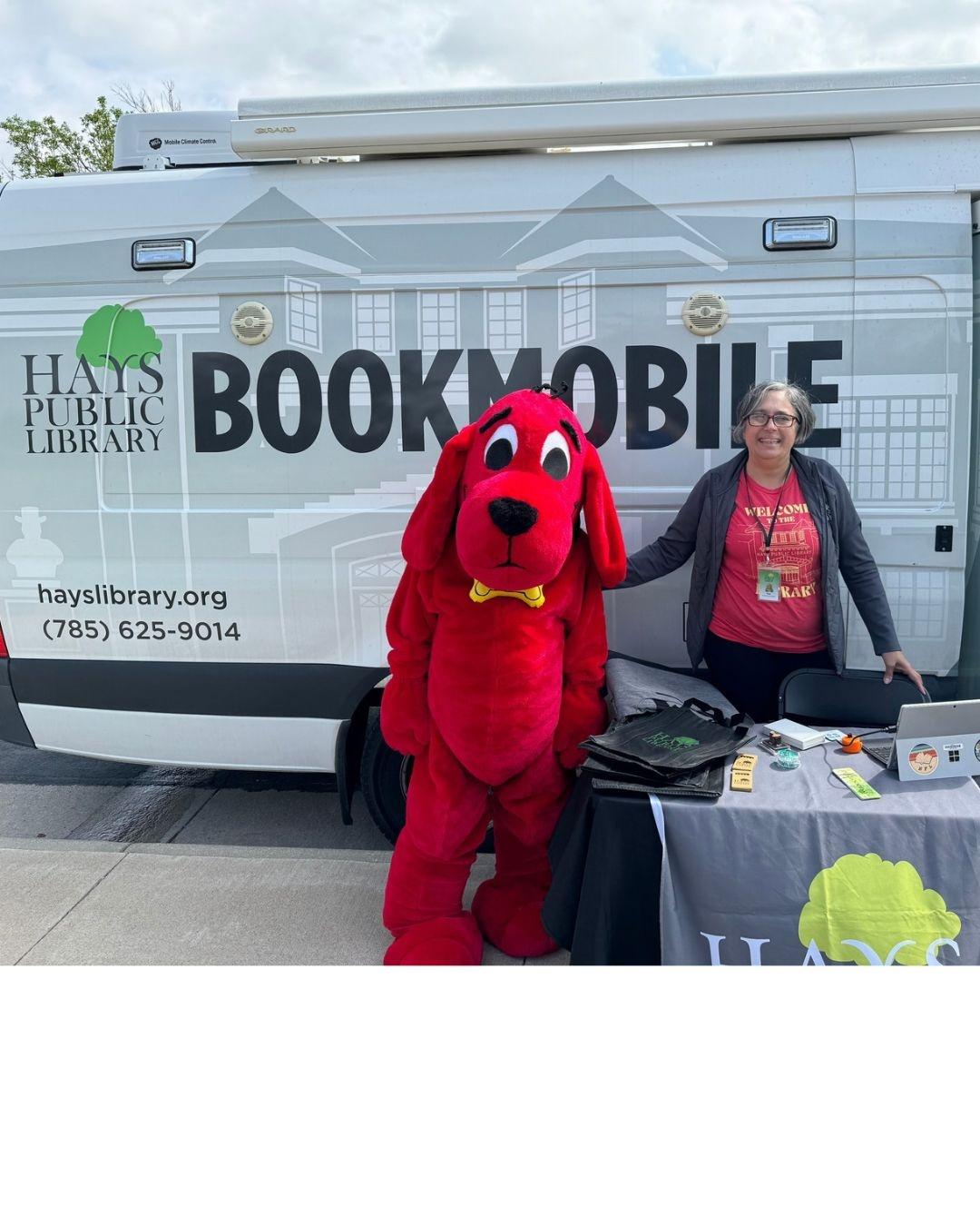 Clifford with Hays Public Library