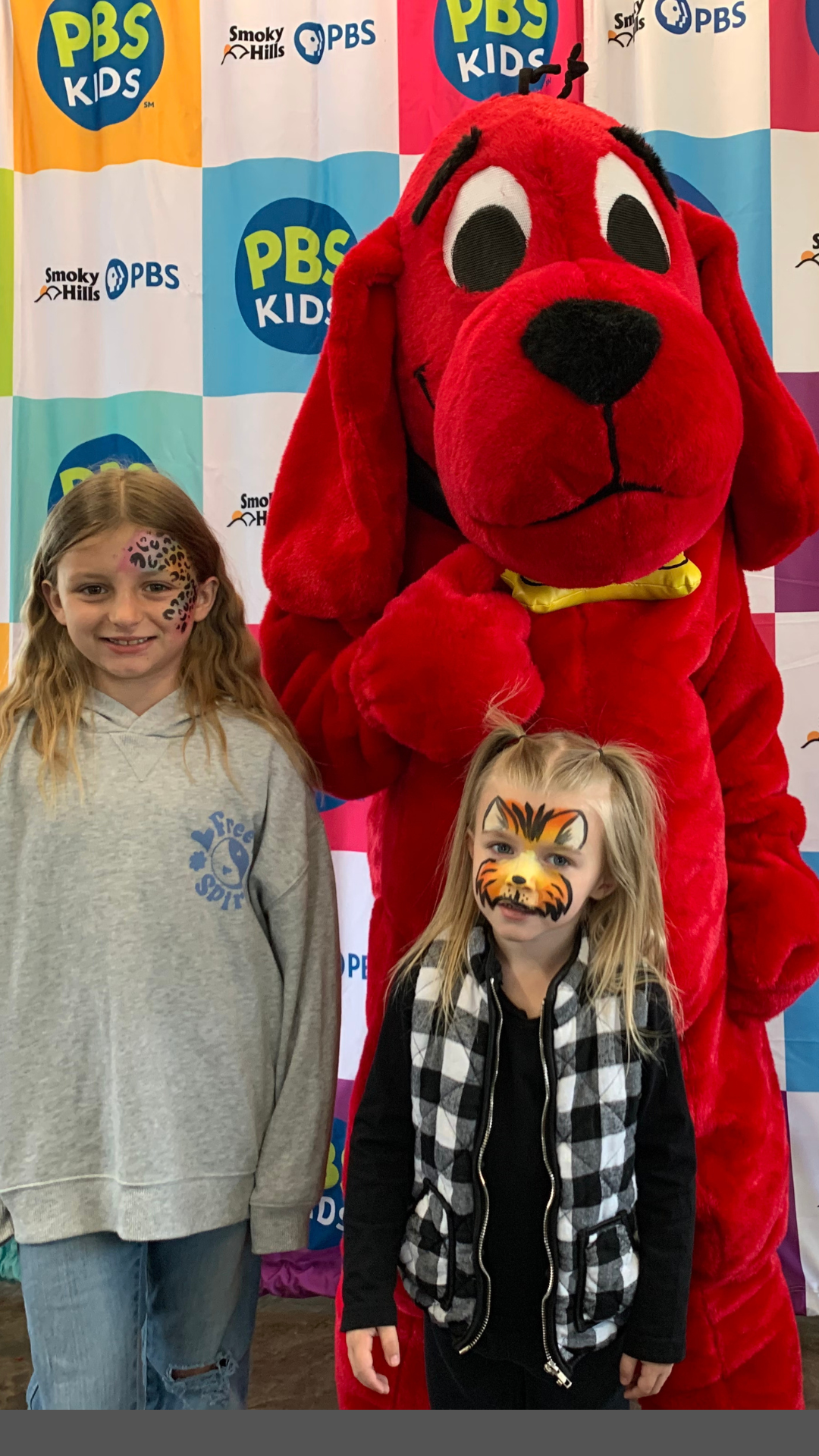 Clifford the Big Red Dog in Great Bend