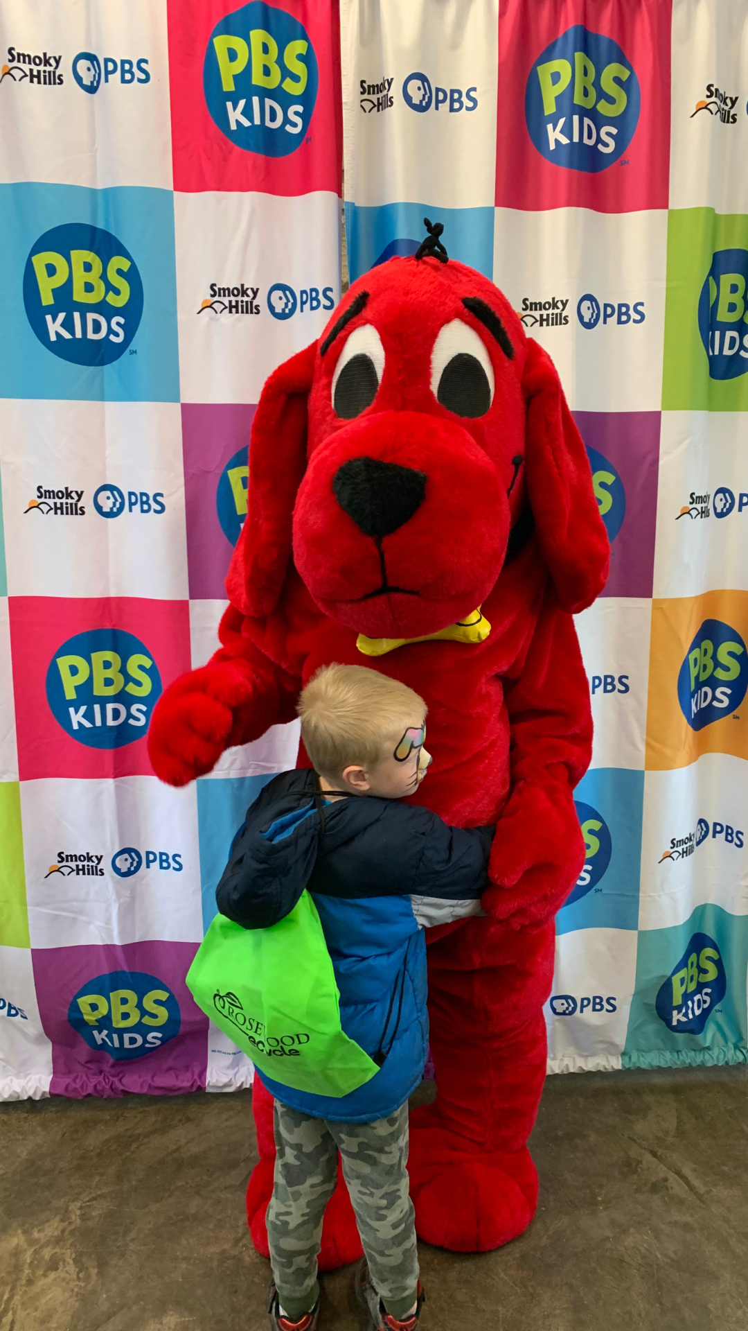 Clifford the Big Red Dog in Great Bend