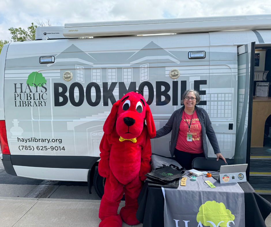 Clifford with Hays Public Library