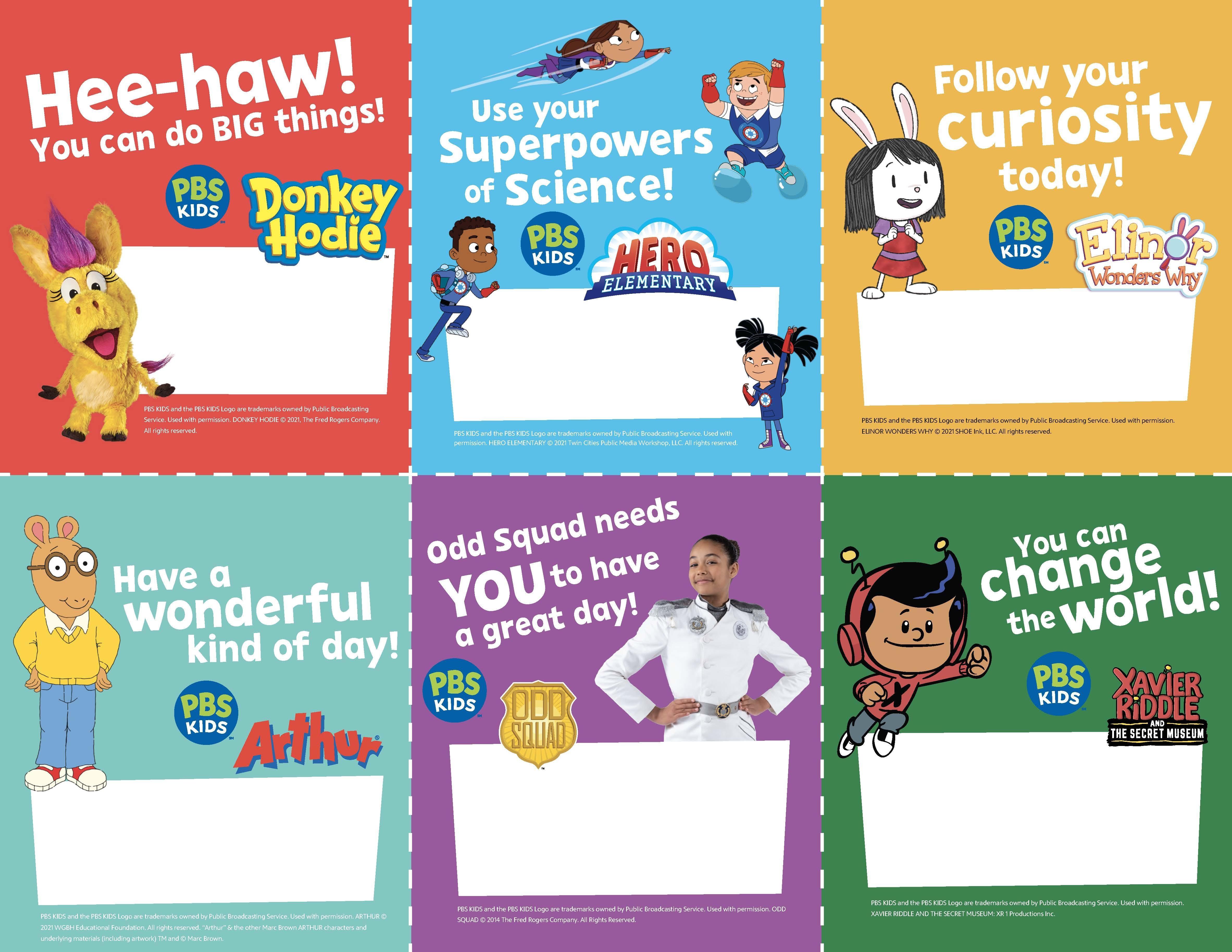PBS KIDS Lunch Notes