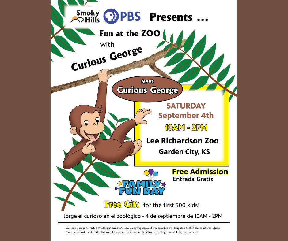 Curious George Comes To Garden City Zoo