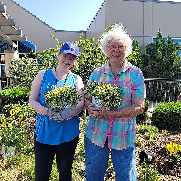 PBS Kansas gardening volunteer