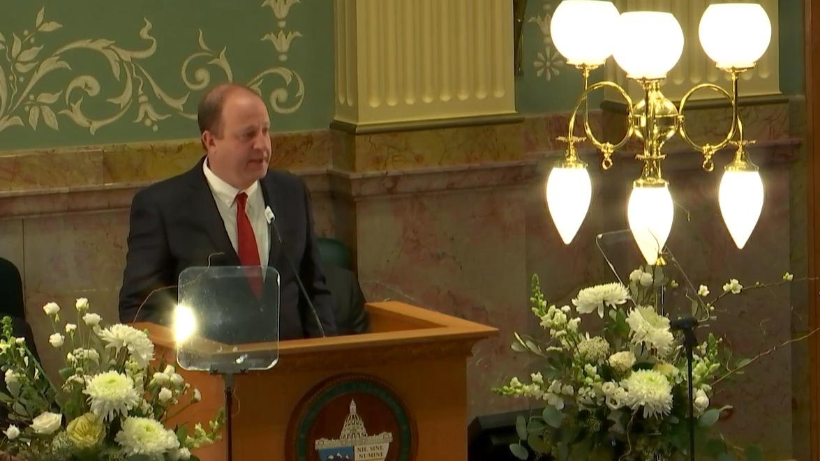 The governor reflected on the loss and achievements Colorado has experienced in the past year, and said 2022 is the year Coloradans will "double down" on living happy and healthy lives.