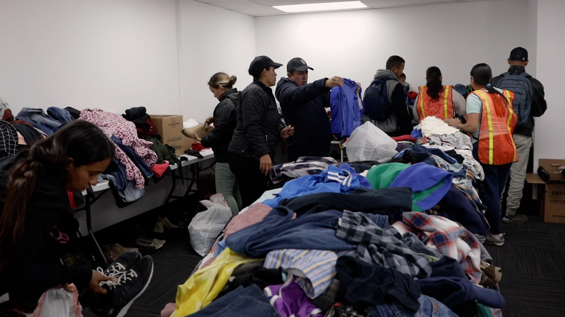 Clothing donations make lifesaving difference for migrants facing first  Colorado winter