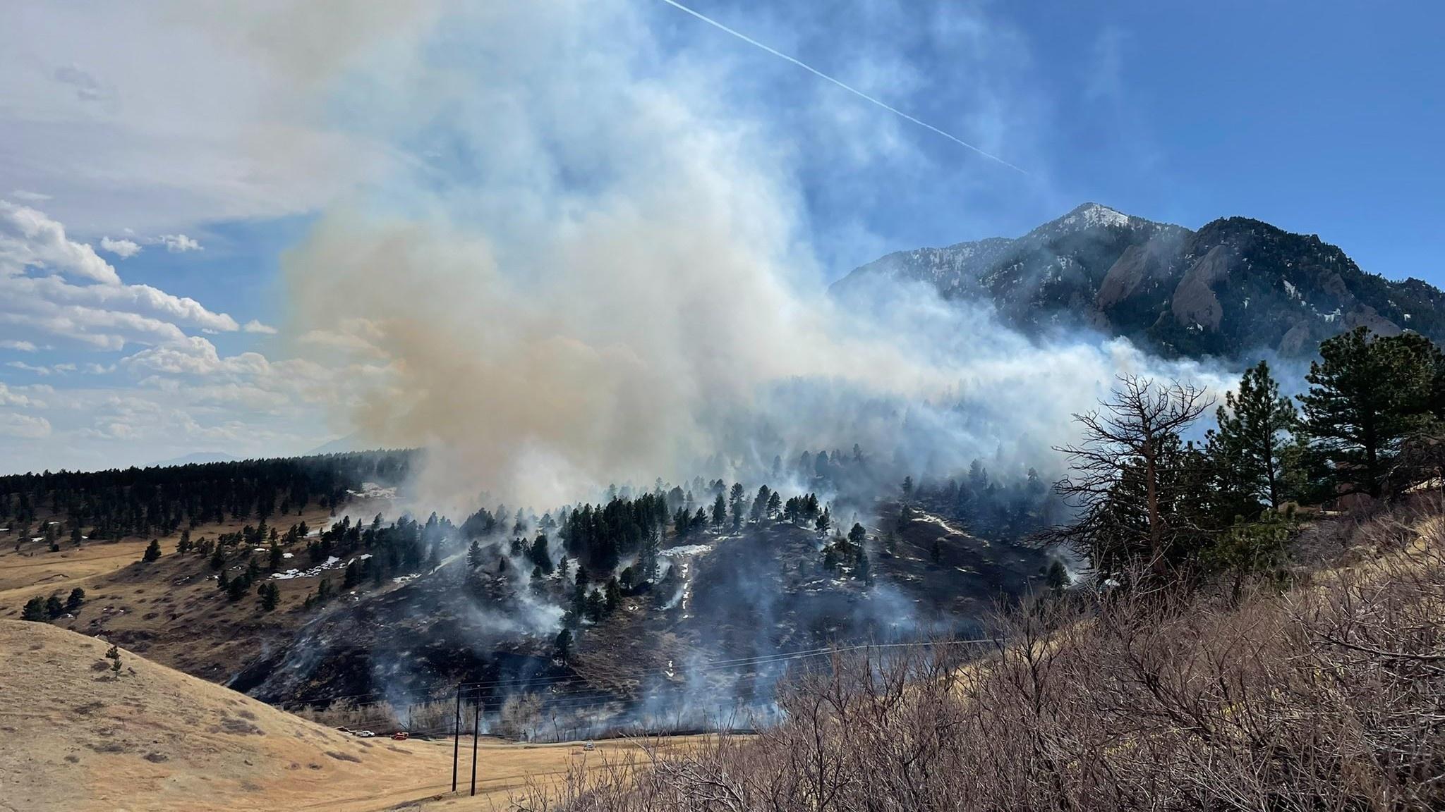 The NCAR Fire started Saturday, March 26 in southwestern Boulder.