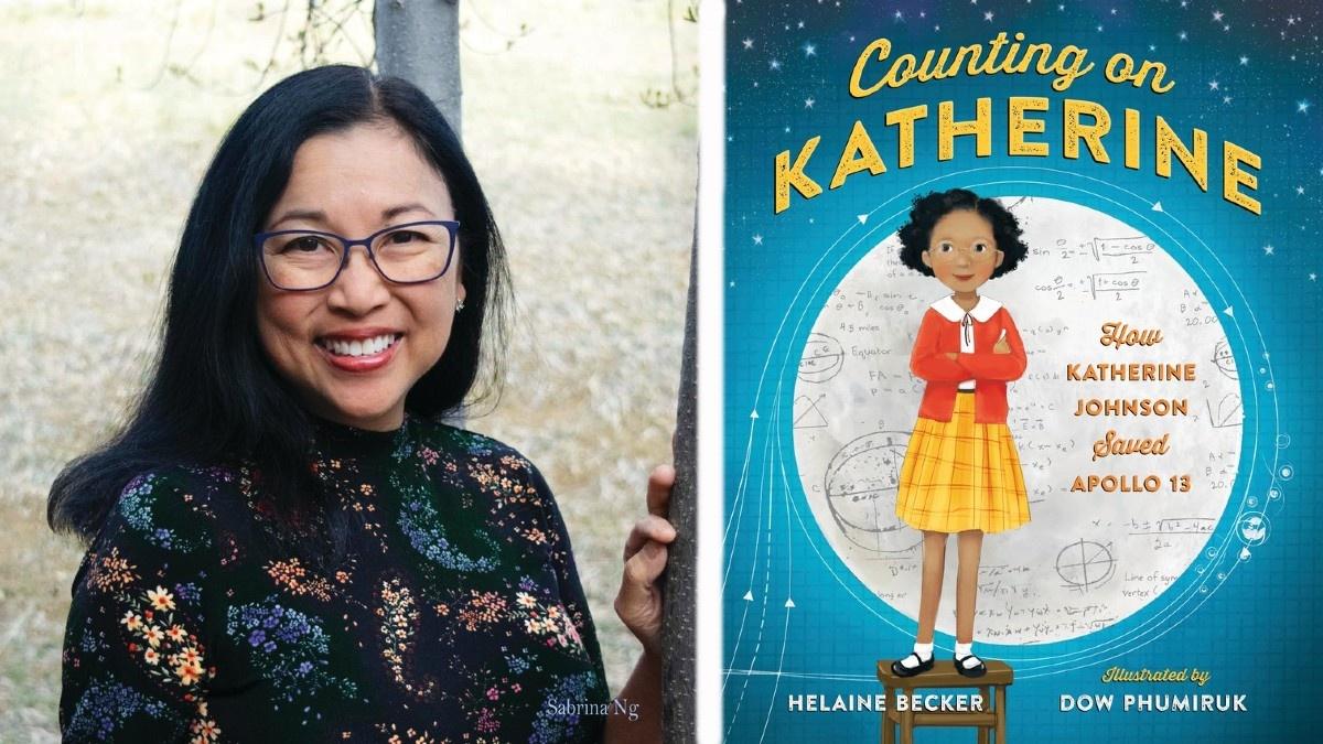 Dow Phumiruk and her book "Counting on Katherine"