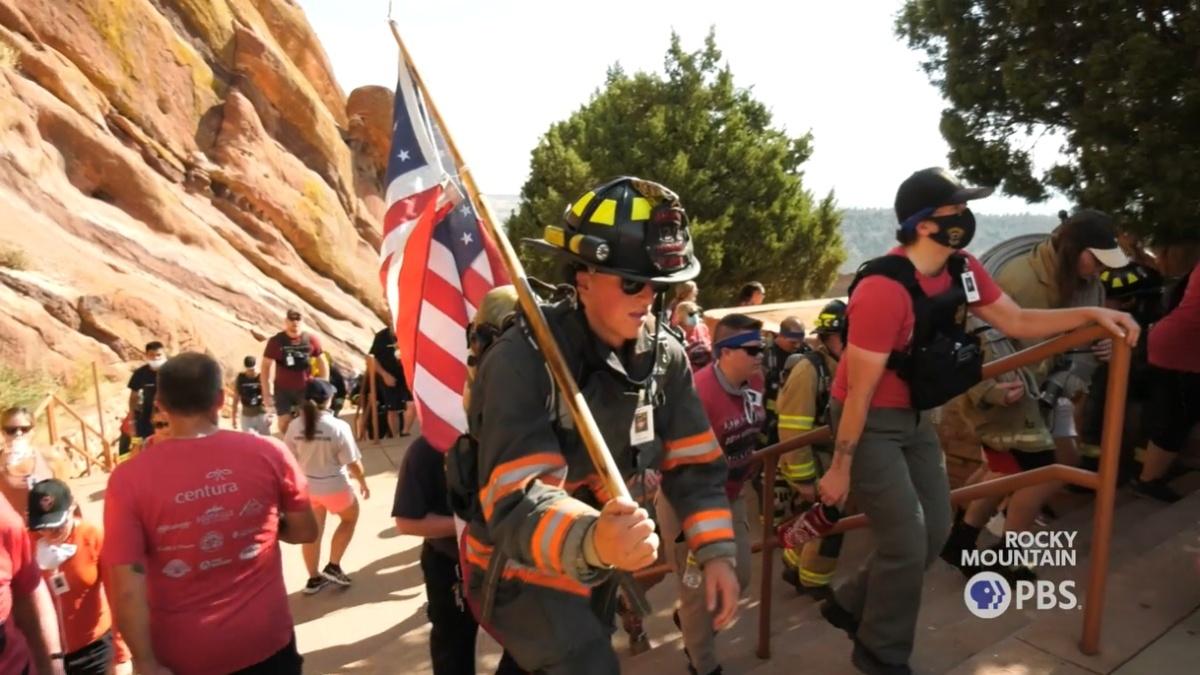 Hundreds gather at Red Rocks for 9/11 memorial stair climb