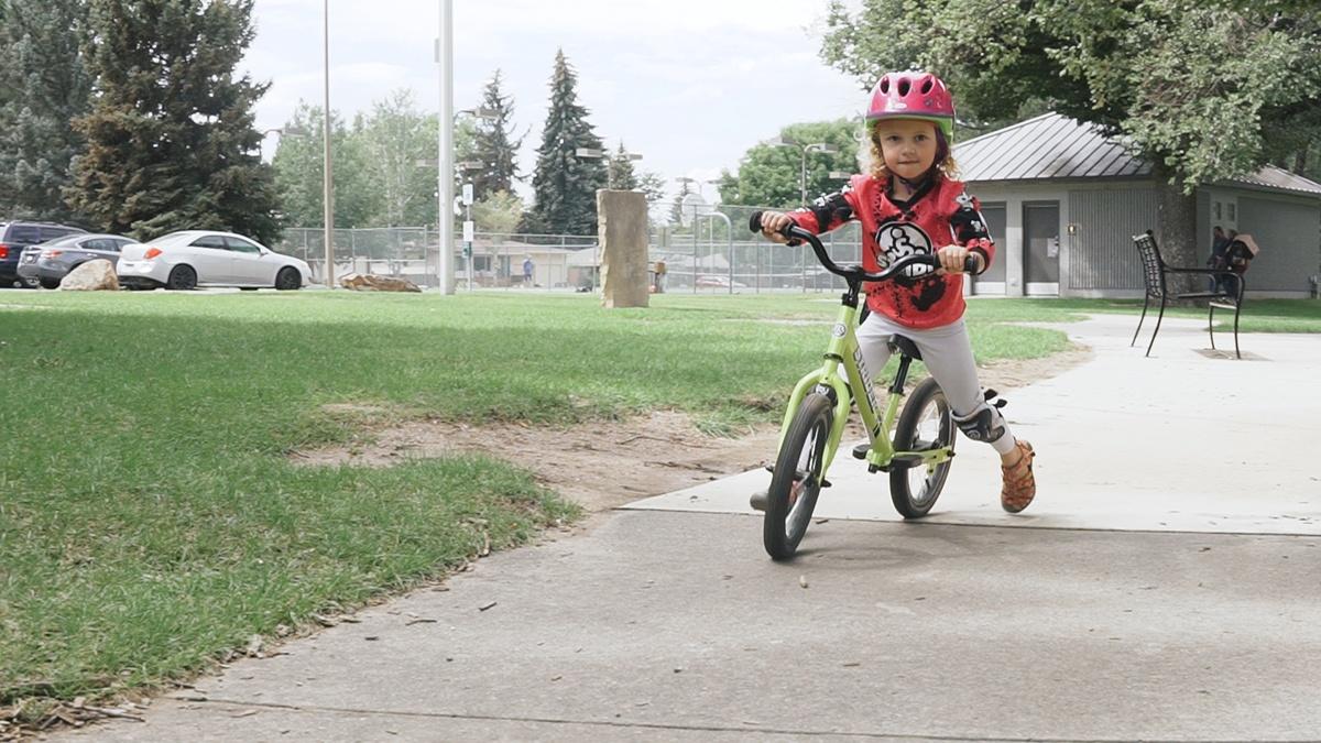 After Mazie Boesiger received open-heart surgery, the only thing to brighten her spirits during a month-long hospital stay was a Strider bike.