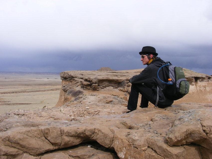 Joseph Hix at Pawnee Buttes in northeast Colorado in 2015.