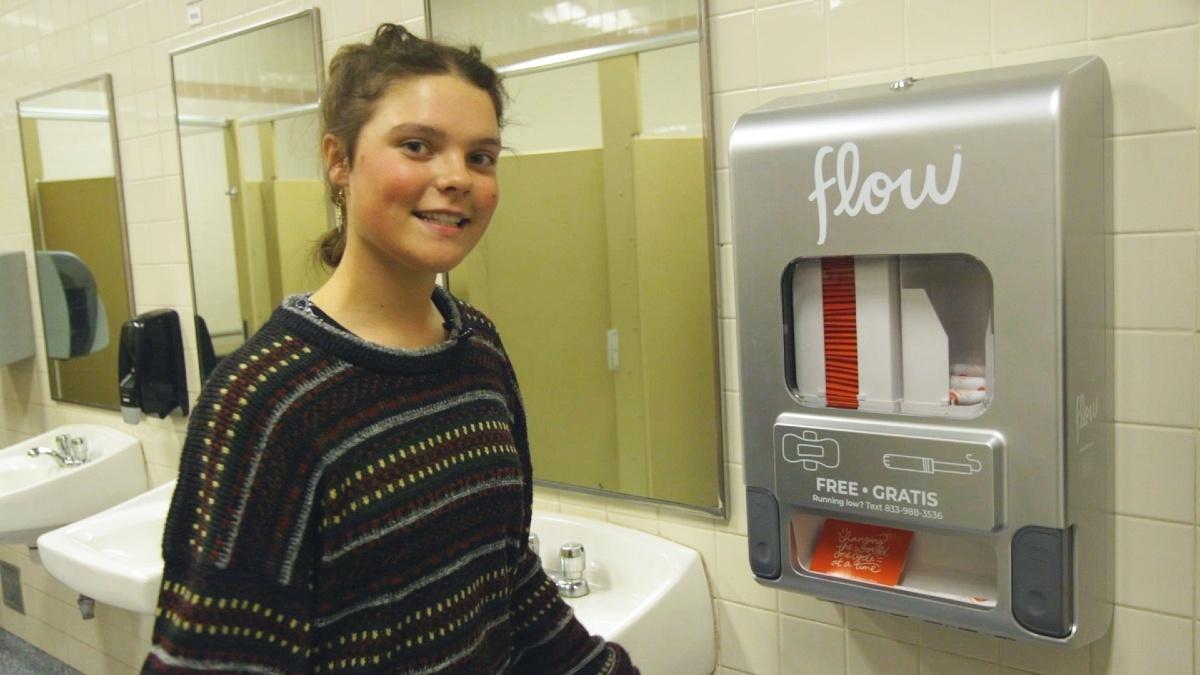 Adele Foley, a senior at Fruita Monument HS, became somewhat bored with her SAT prep, so she turned her attention to tackling period poverty.