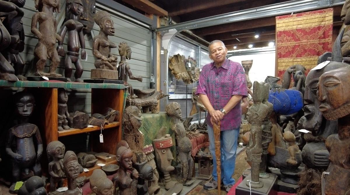 Paul Hamilton of Denver is the owner of one of the country's largest private collections of African art.