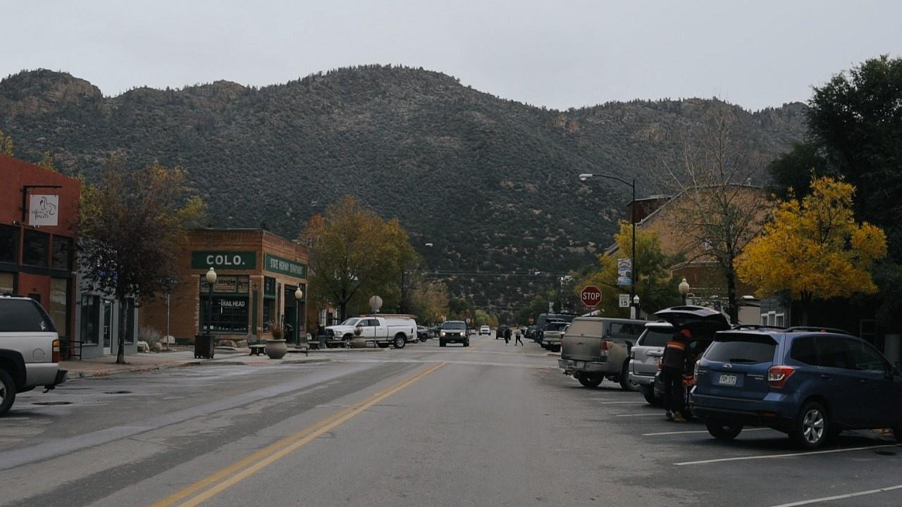 Main street in downtown Buena Vista, a town struggling to provide affordable housing.