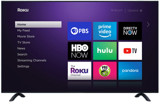 Prime Video, TV App, Roku Channel Store