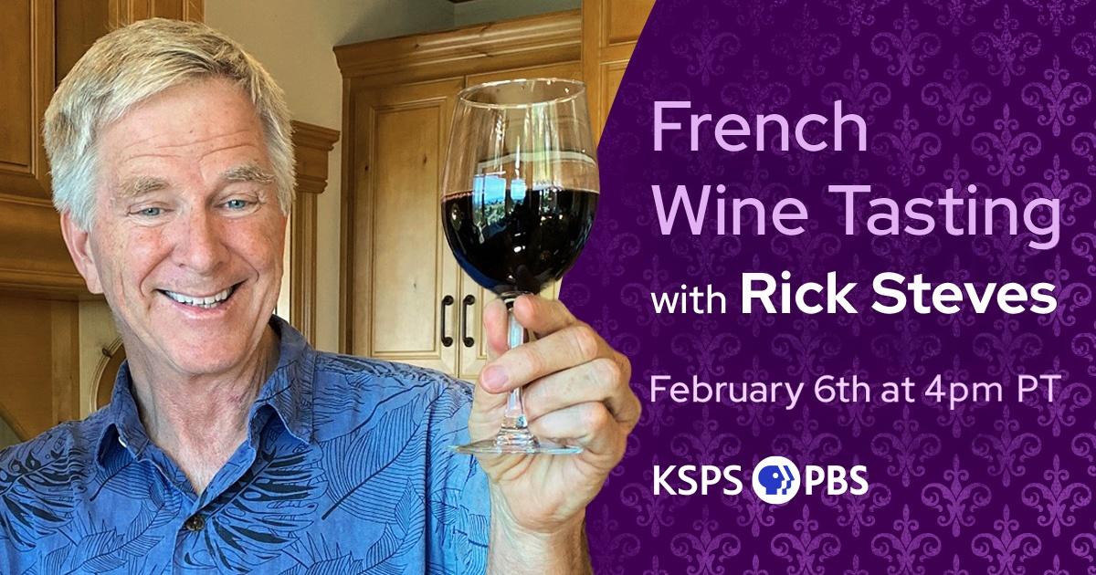 Wine Tasting with Rick Steves: Virtual Event