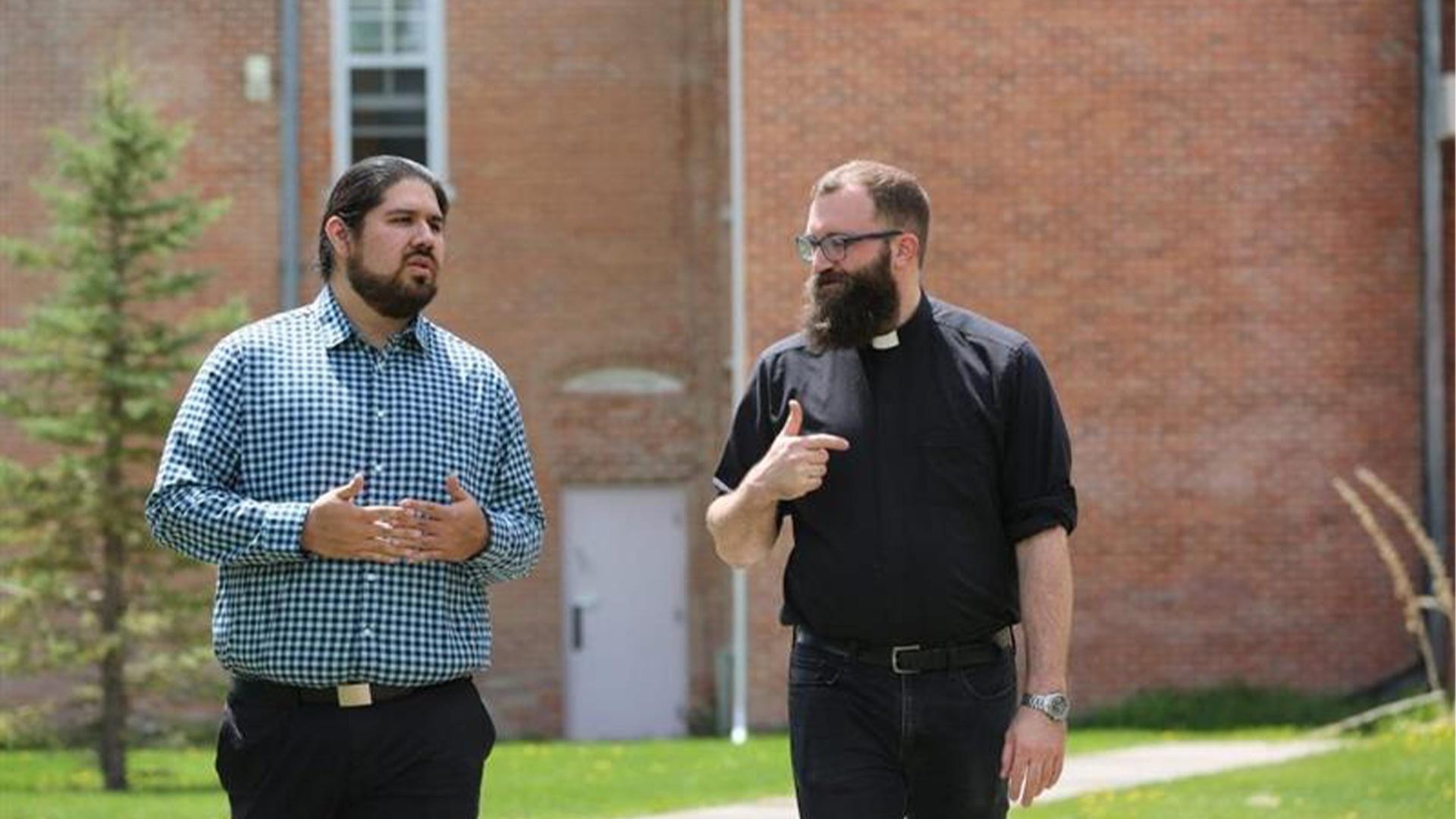 Maka Black Elk and Fr. Brad Held work together to uncover truths about their institution's past.