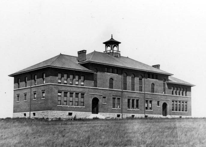 Main Building, Flandreau Indian School, ca. 1895