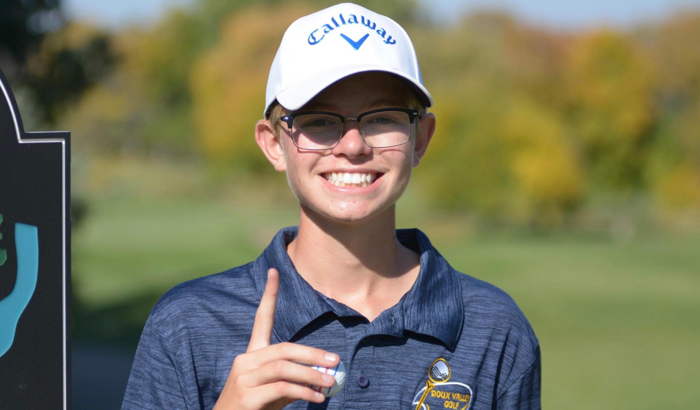 Kyan Overbo's Hole In One At State