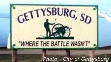 Gettysburg, SD sign. 