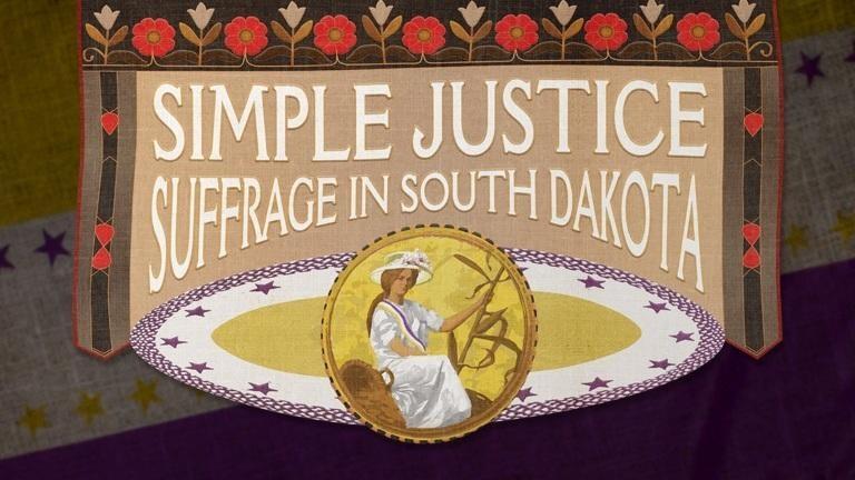 Simple Justice Suffrage in South Dakota logo. 